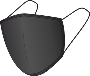 Mascarilla de algodón BLACK-BLACK 1401165